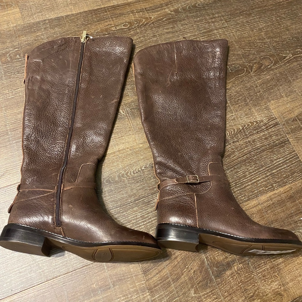 Knee High Leather Boots